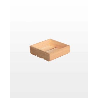 Geschaafde dienblad 25x25x7 cm