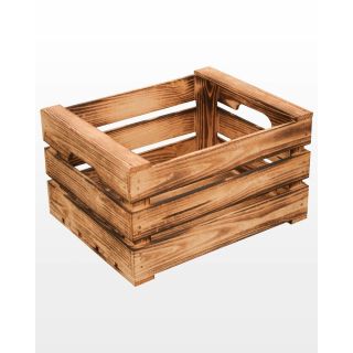 Houten kist naturel of gebrand 50x40x27 cm
